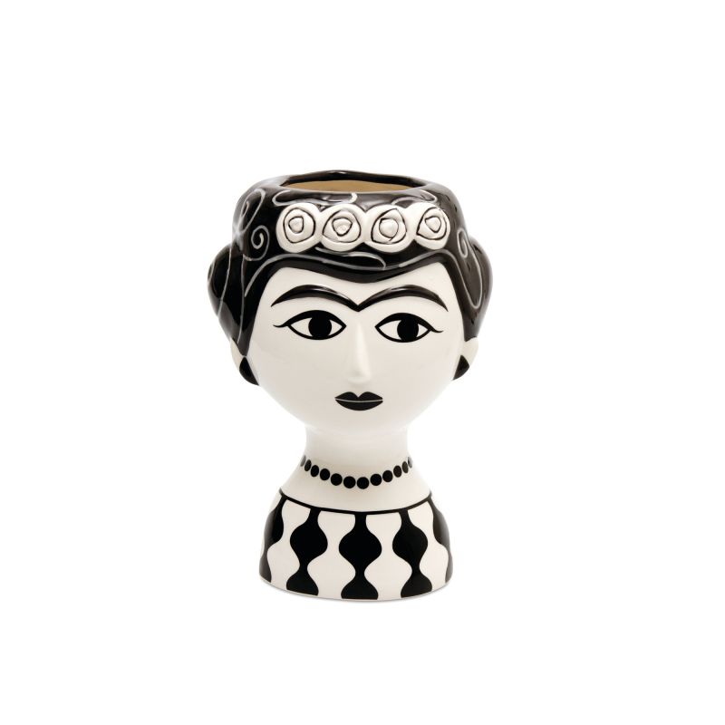 Vase Marisol black and white Kitsch Kitchen